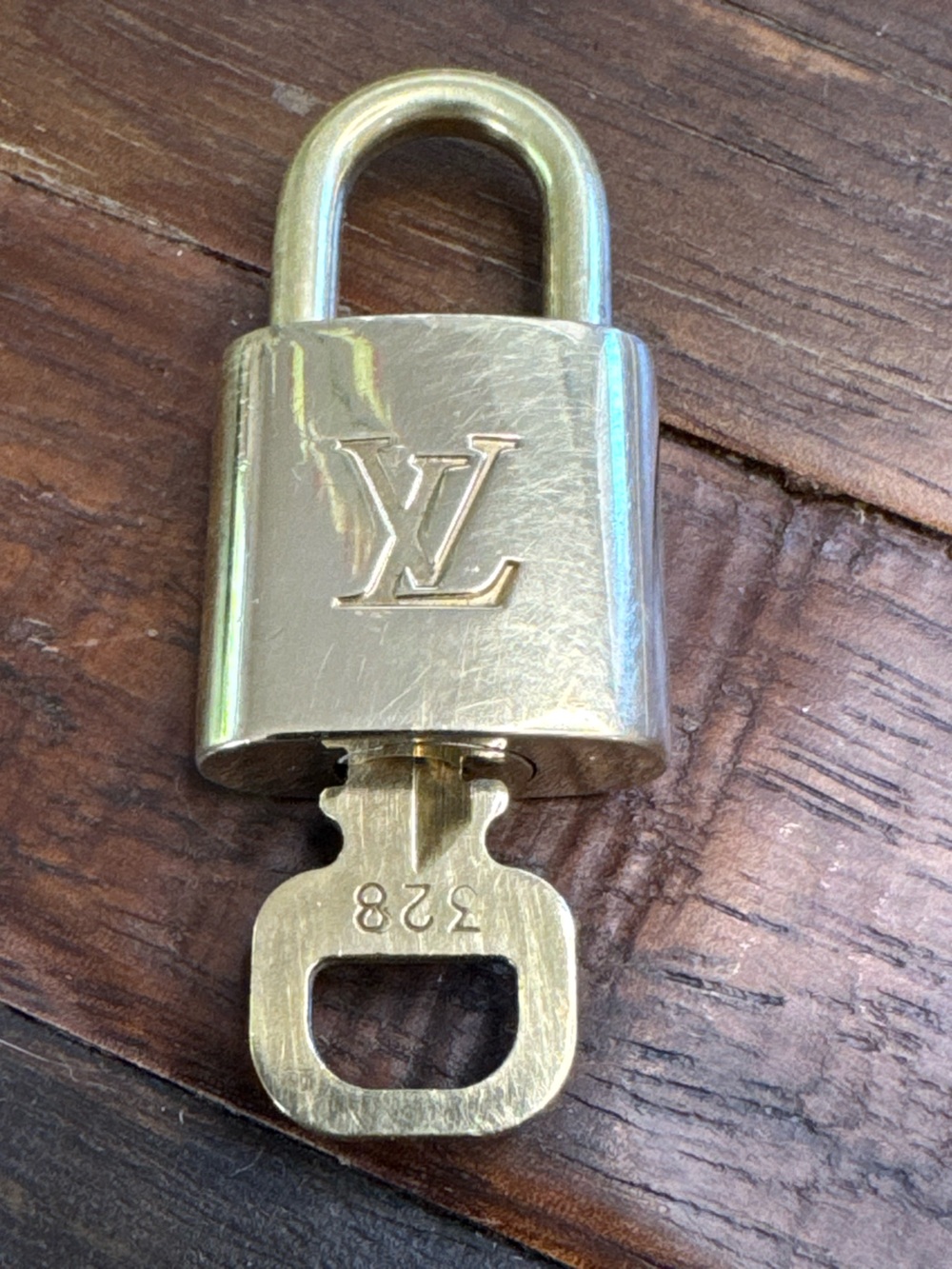 Louis Vuitton Brass Padlock with key #328